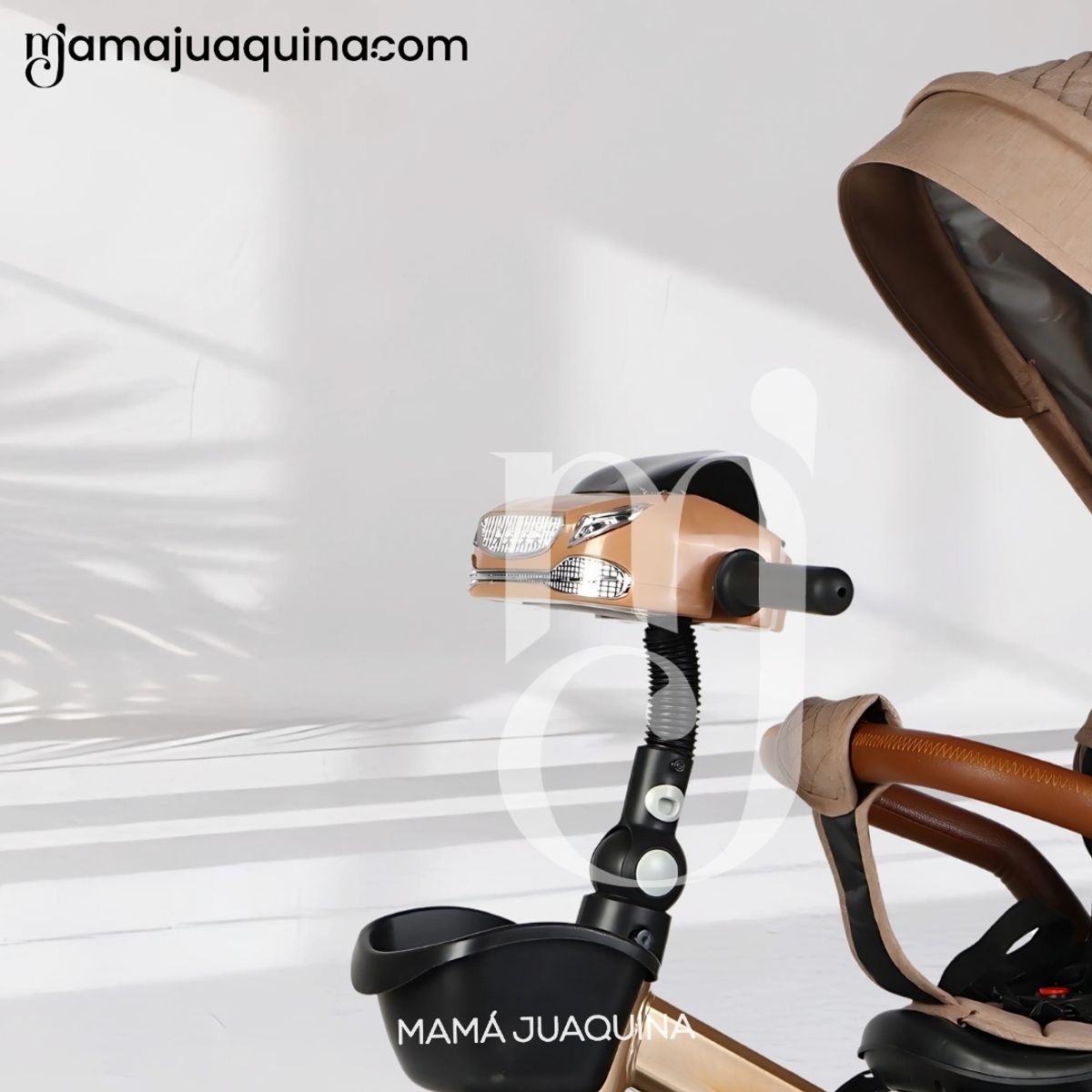 VOYAGE - Triciclo Guiador 3 En 1 «GOLDEN II NEW COLLECTION» USB Coffee