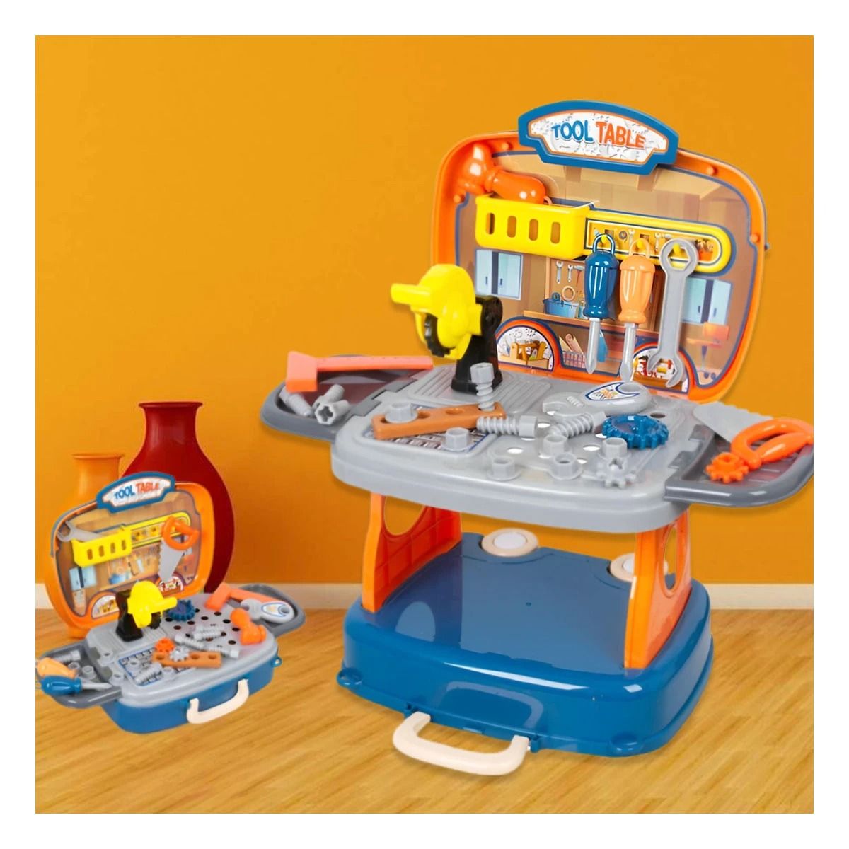 GENERICO - Pack4 Set Infantil con Herramientas Multic Y+Regalo Stickers