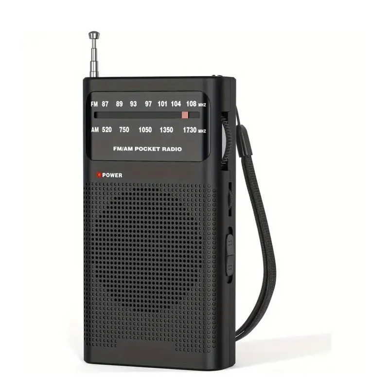 GENERICO - Radio Portátil AM FM Pantalla VFD