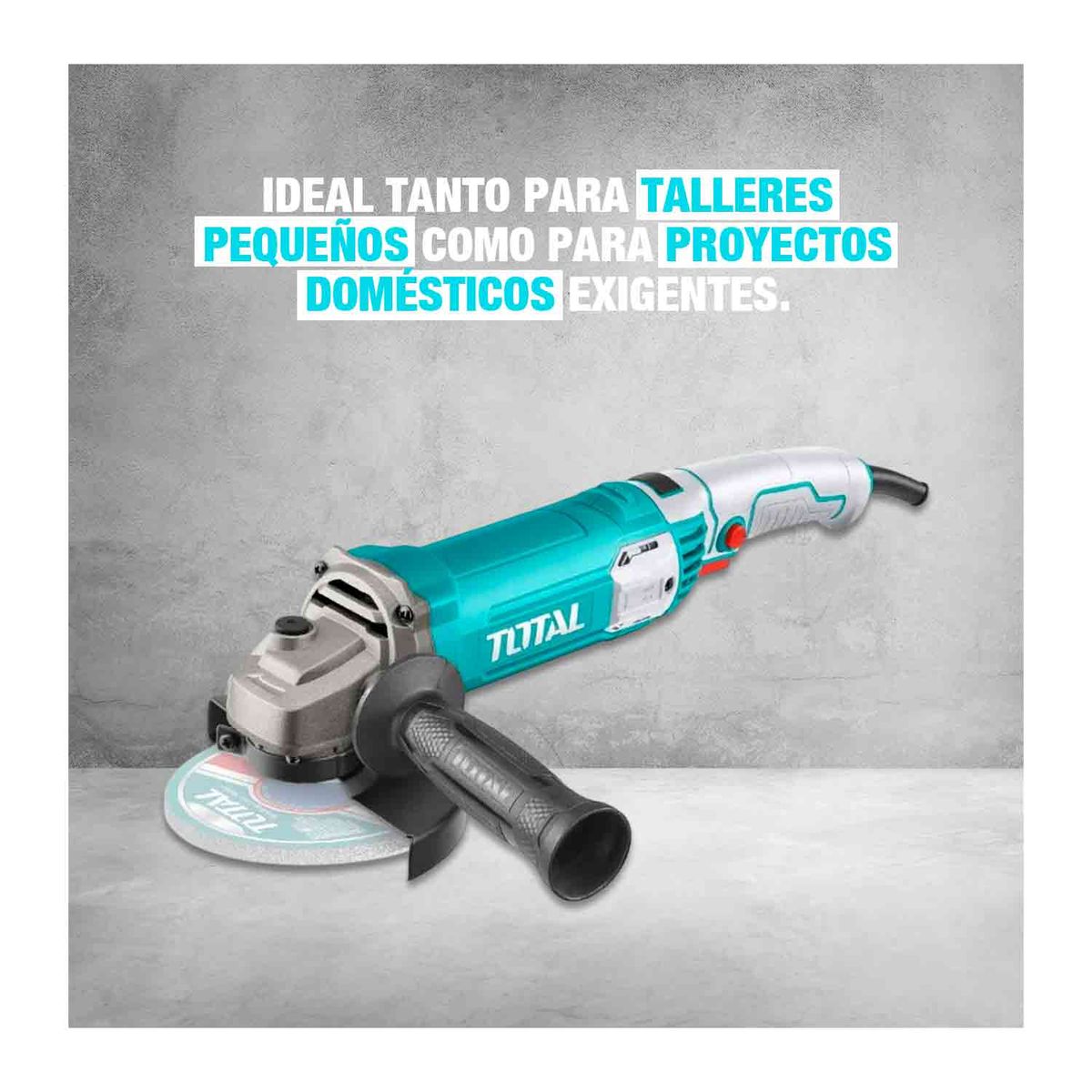 TOTAL TOOLS - Amoladora Angular Eléctrica 115mm 4 1/2 960w Total TG10911576