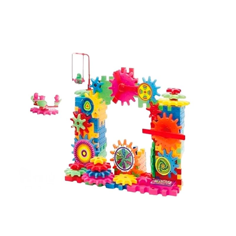 Pack12 Juguete Didactico de Granaje de 108 Piezas Multicolor