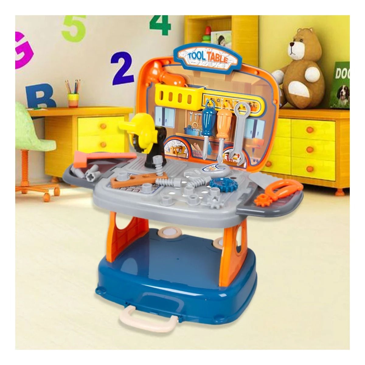 GENERICO - Pack4 Maleta de Construccion para Mentes Jovenes Multicolor