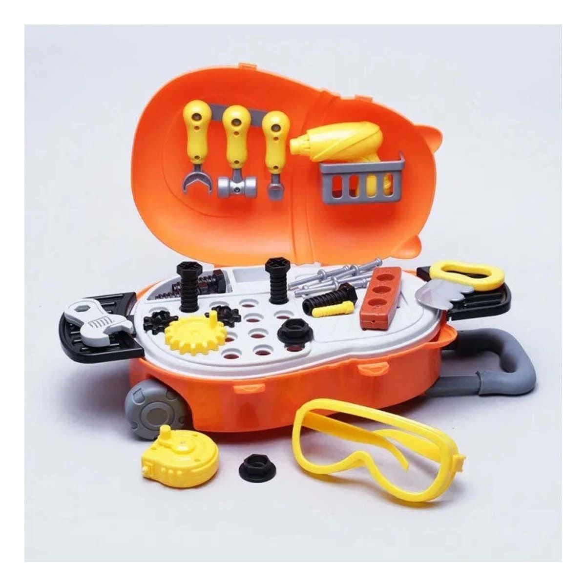 GENERICO - Pack2 Set Portatil de Herramienta en Naran Y+Regalo Stickers