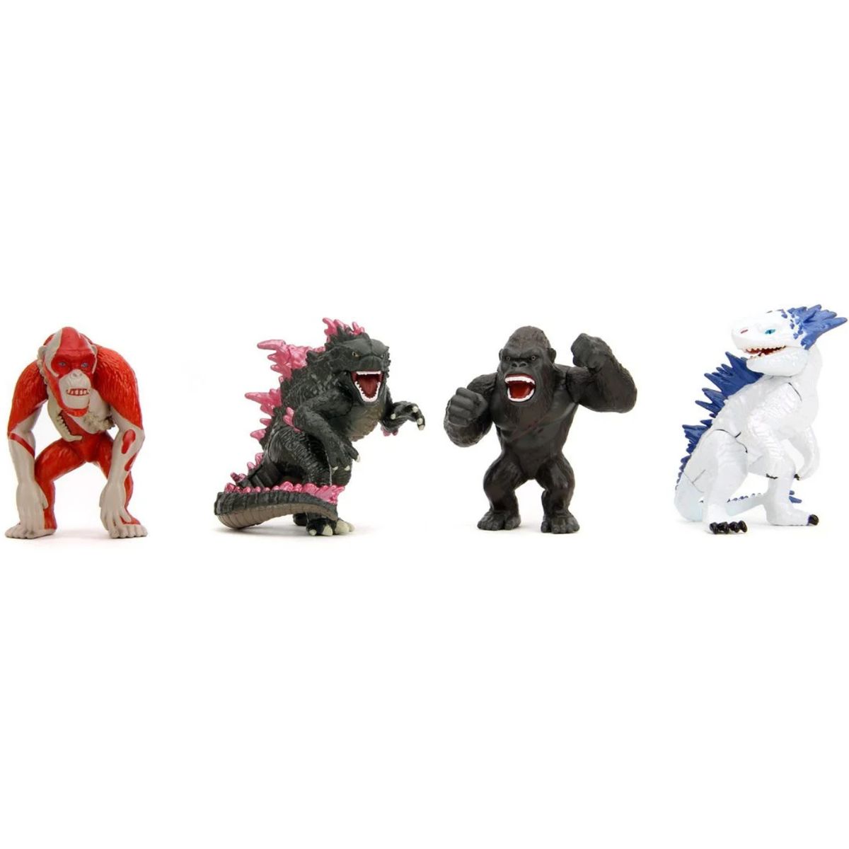 JADA TOYS - Godzilla x Kong - MetalFigs Die Cast 4 Pack King Kong Shimo