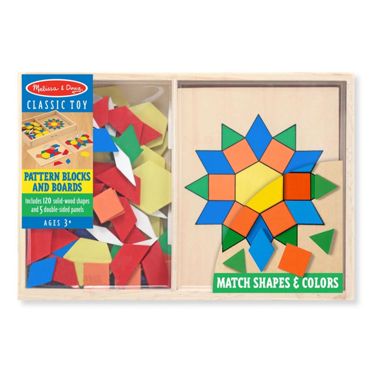 MELISSA & DOUG - Bloques de patrones y tableros
