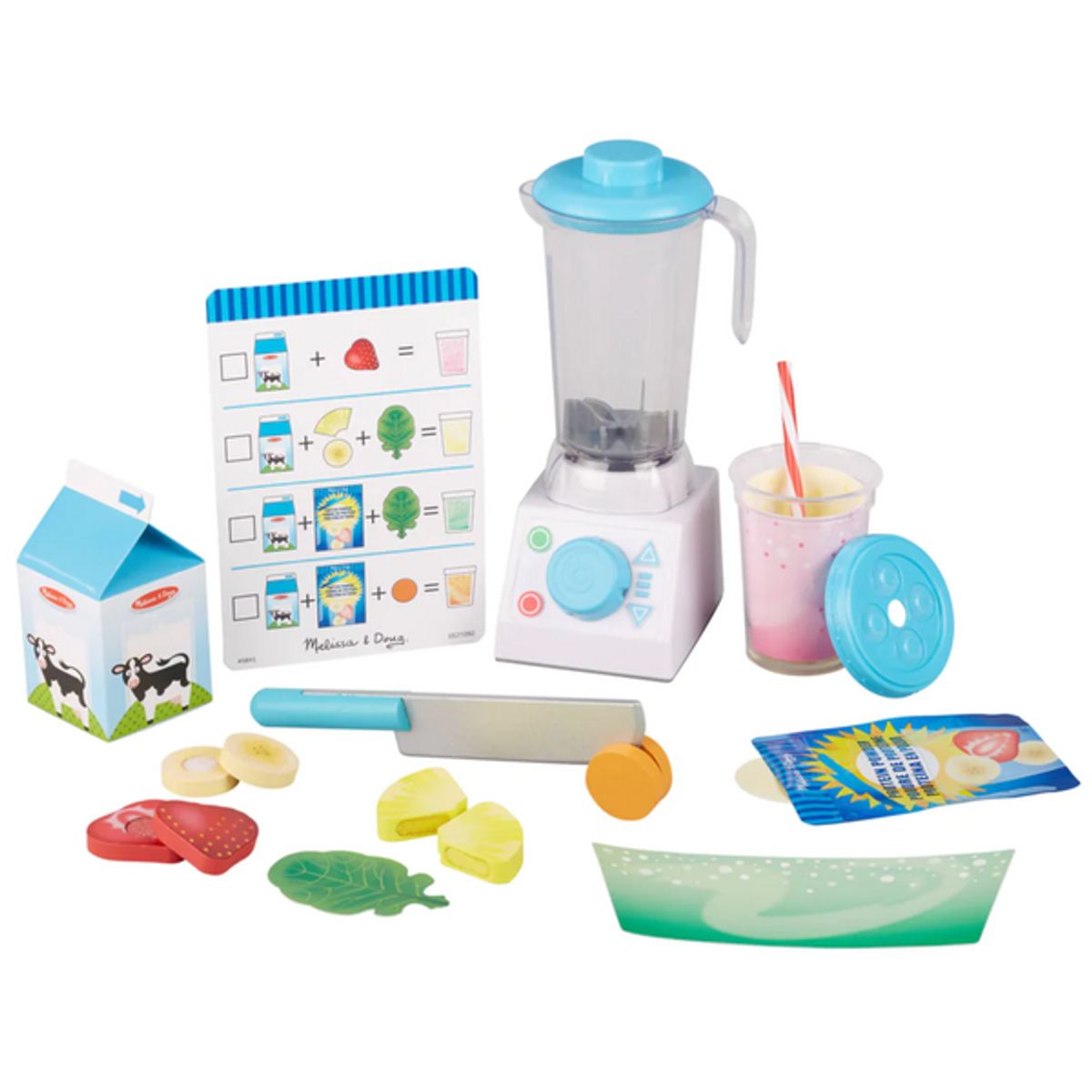 MELISSA & DOUG - Licuadora de madera Melissa & Doug