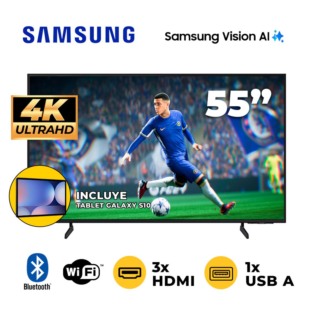 SAMSUNG - SMART  QN55 Q7F TV SAMSUNG QLED Q7F VISIÓN CON IA DE 55" (2025)