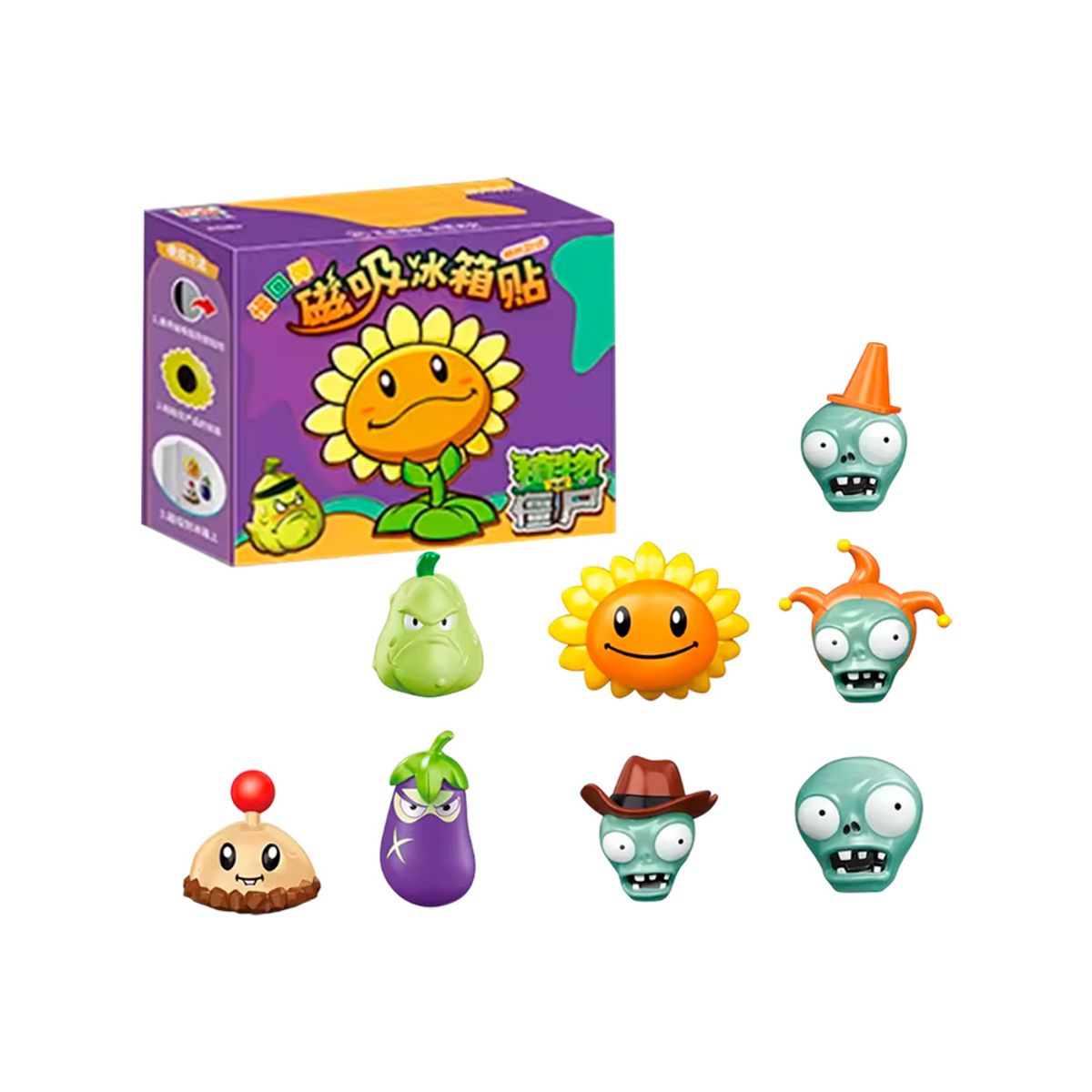 GENERICO - Figura Plantas vs Zombies Surprise Decoracion Refrigerador