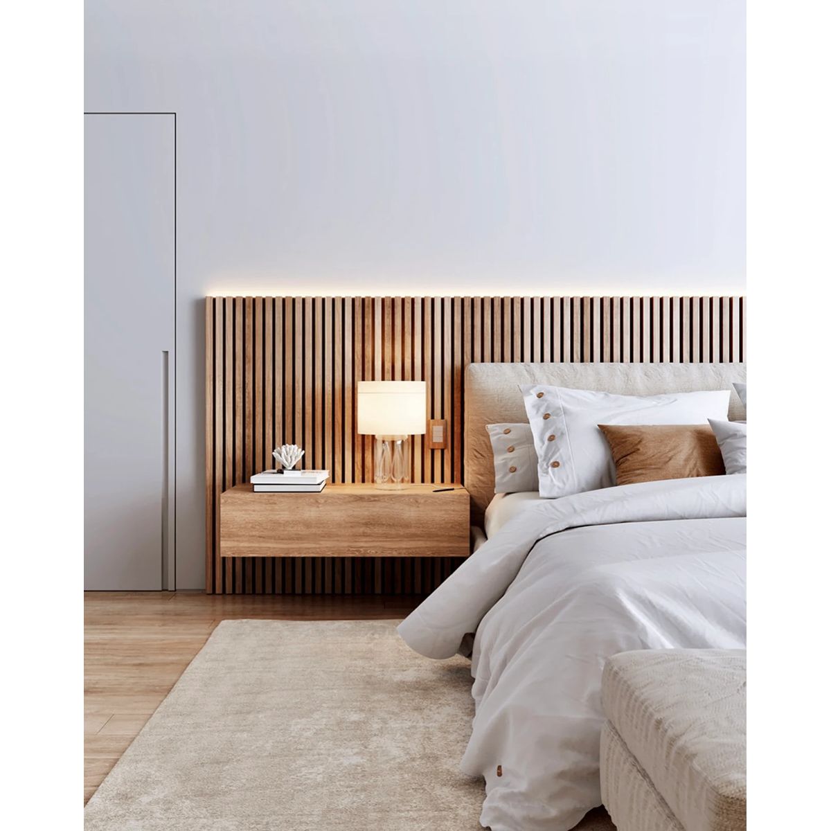 STARHOME - Velador Moderno Flotante Starhome Albor Duna