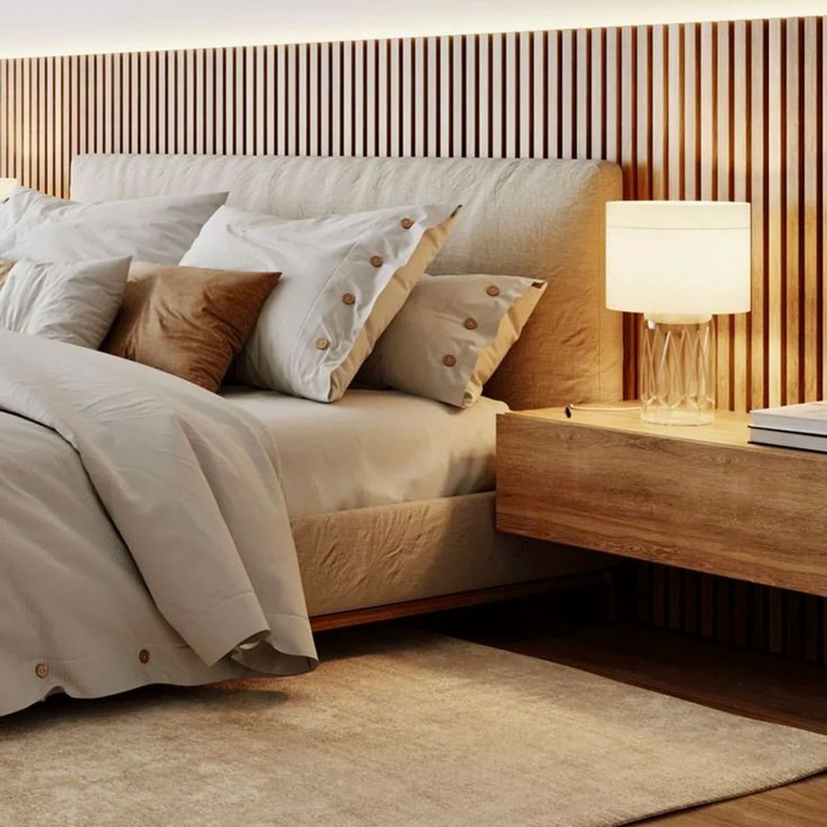 STARHOME - Velador Moderno Flotante Starhome Albor Duna