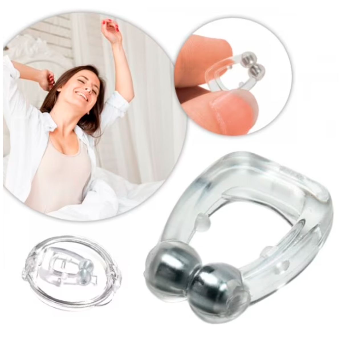 GENERICO - Antirronquidos para dejar de Roncar clip nasal