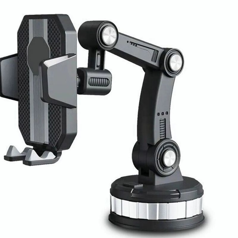 GENERICO - Soporte para teléfono con ventosa emergente de un botón