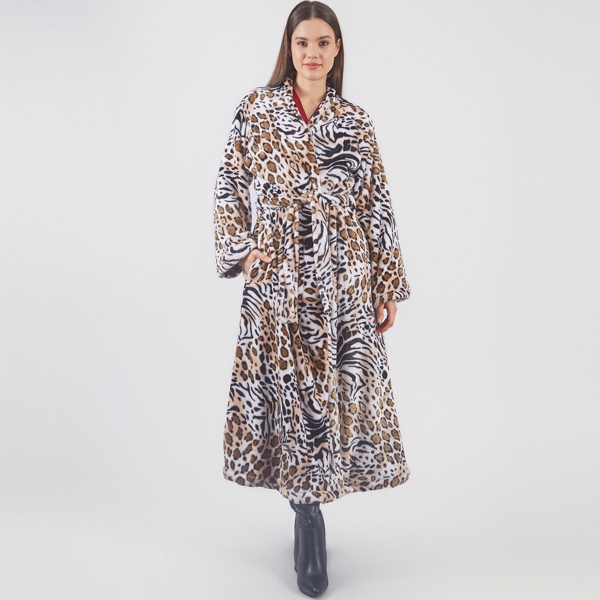 DOLCATTA - Abrigo Emperatriz - Animal Print - Dolcatta