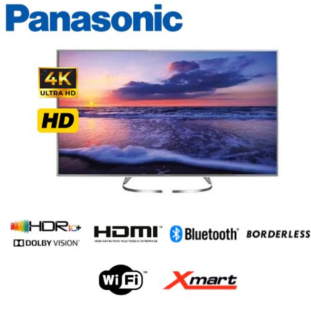 Panasonic - Televisor Panasonic 65" Pulg.  Smart TV LED UHD 4K TC-65EX750W - Negro