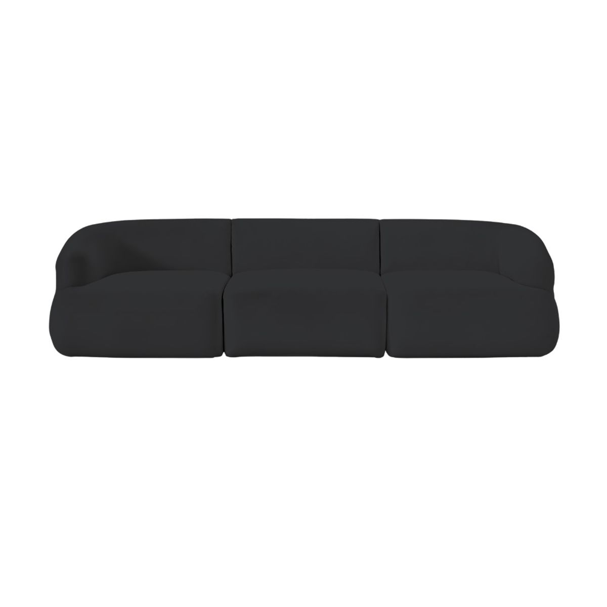 BH BARAKA HOME PREMIUM - Sofá Premium Mezza - Negro