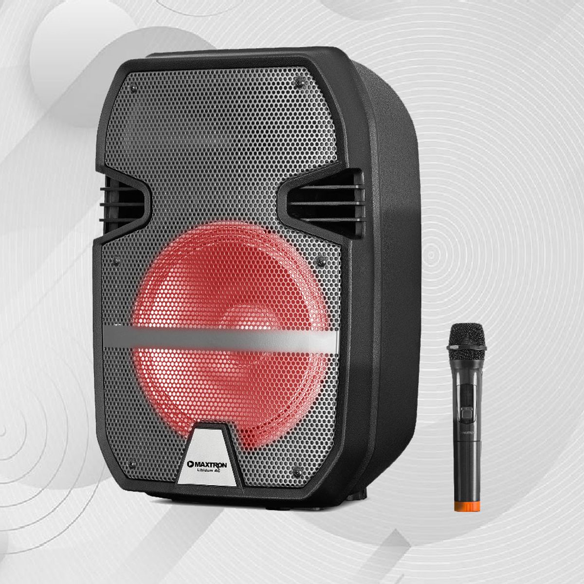 MAXTRON - Parlante Maxtron LIBIDUM AC-MX BT USB LED recargable