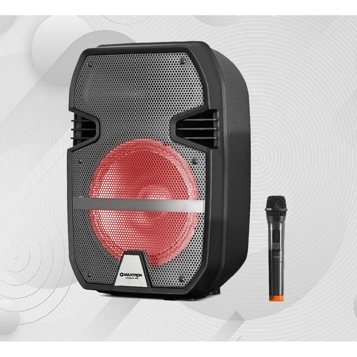 MAXTRON - Parlante Maxtron LIBIDUM AC-MX BT USB LED recargable