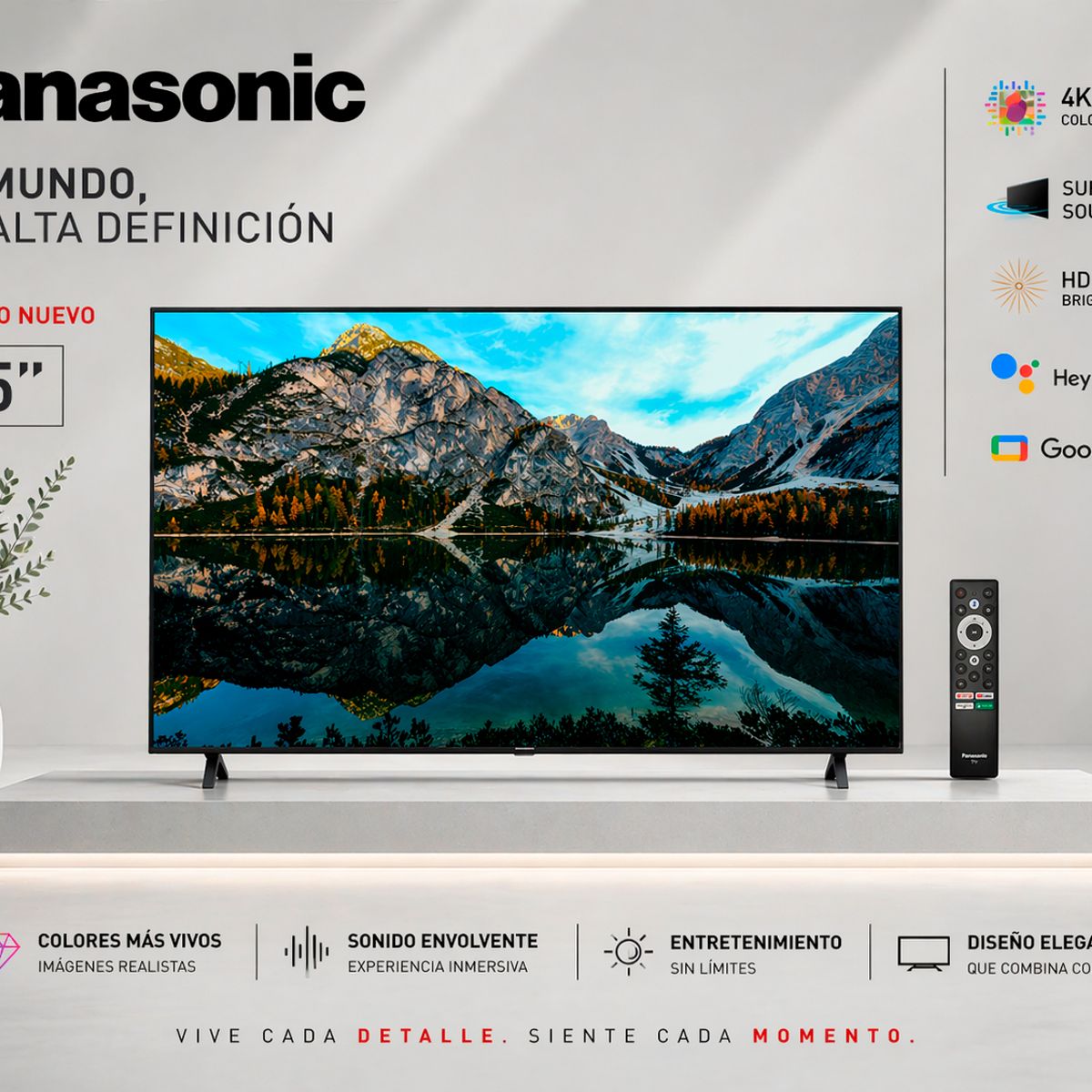 Panasonic - Televisor Panasonic 55"  Pulg. LED 4K TC-55NX700P - Negro