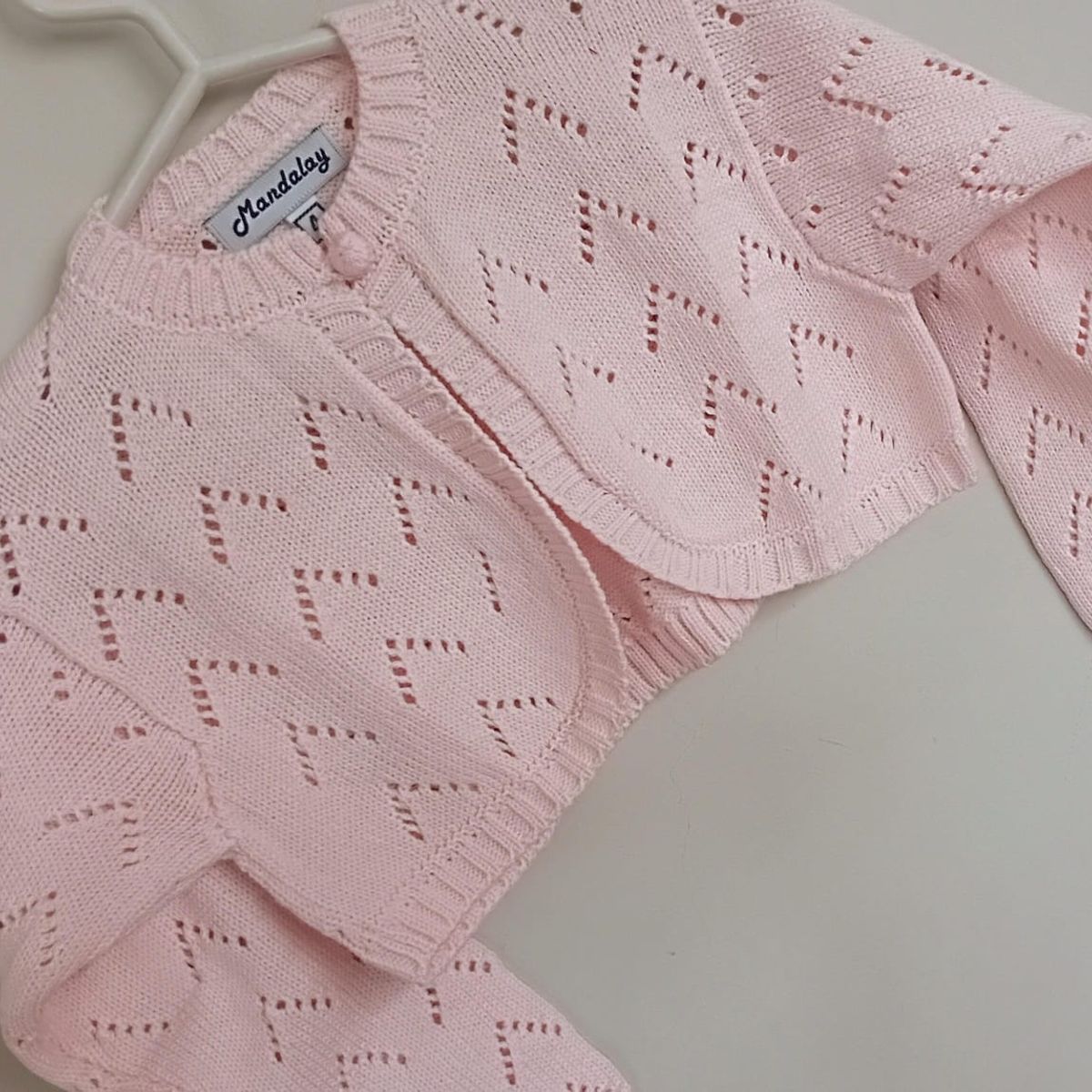 GENERICO - BOLERO CALADO NIÑA CHAQUETA CORTA