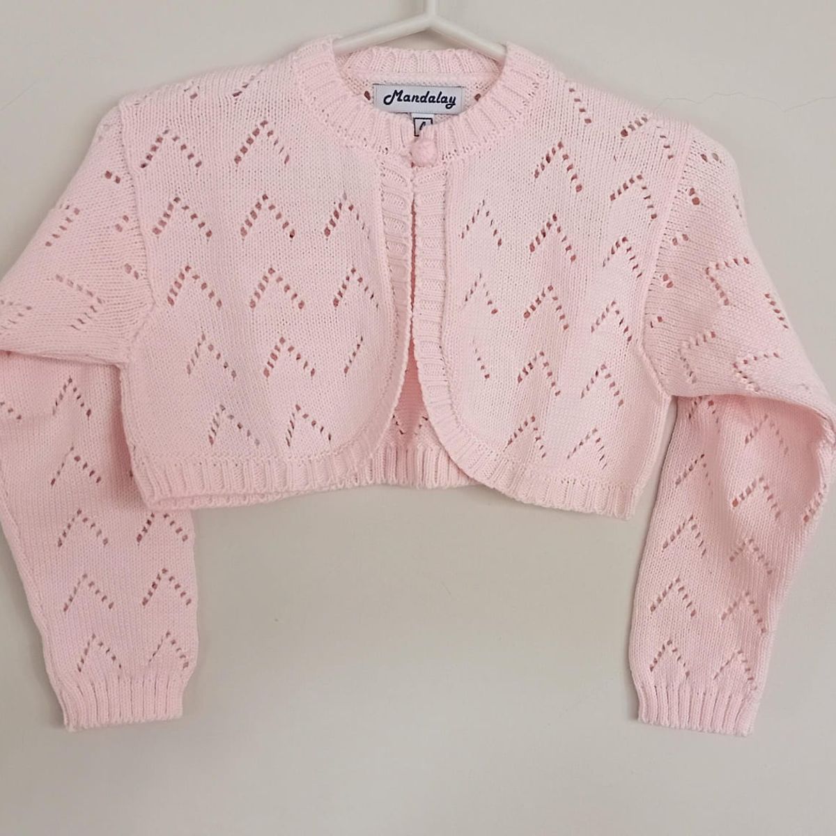 GENERICO - BOLERO CALADO NIÑA CHAQUETA CORTA