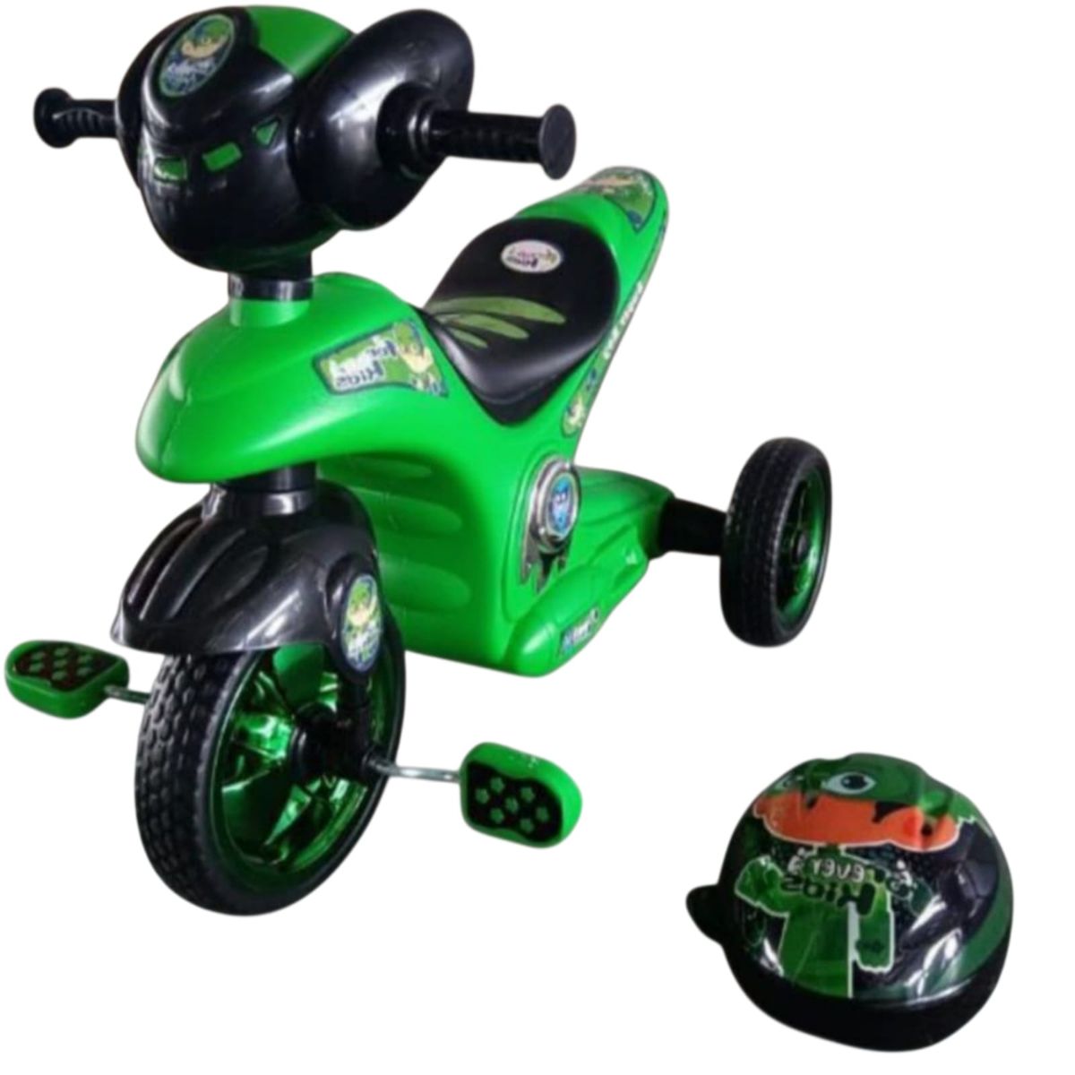 GENERICO - Triciclo a Pedal + casco  SPEEDY