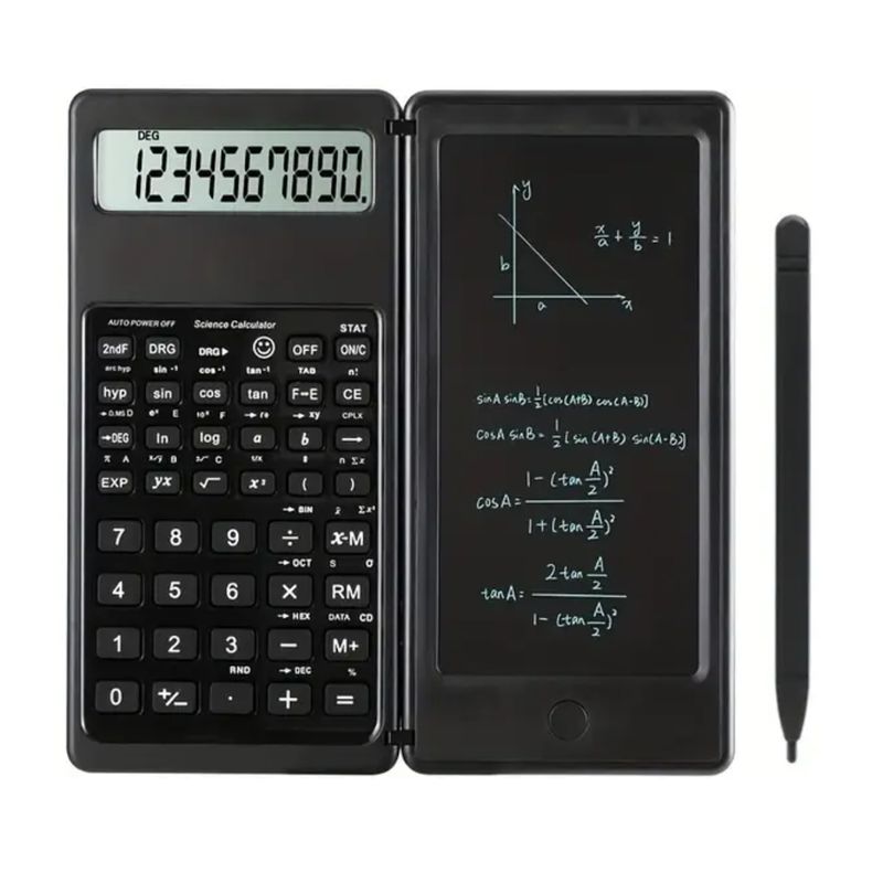 GENERICO - Calculadora Científica Pantalla LED Escritura Manual