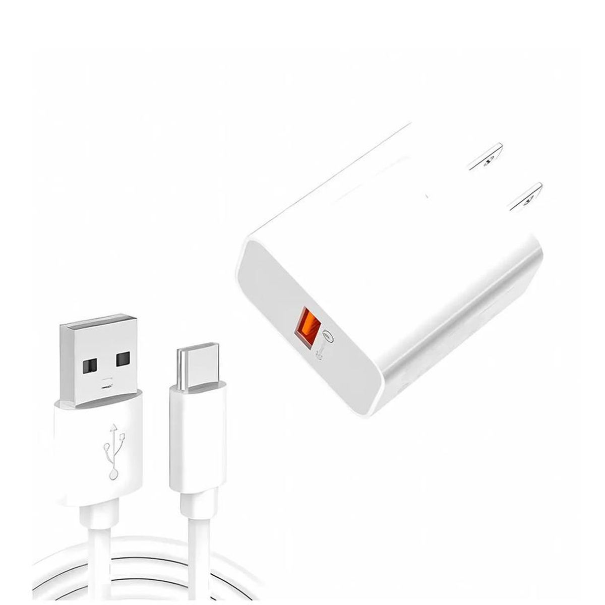 GENERICO - Cargador Tipo USB a C - Blanco