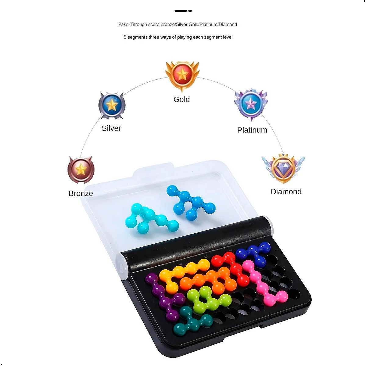 GENERICO - Juego De Mesa De Rompecabezas 3d IQ De 120 Desafíos