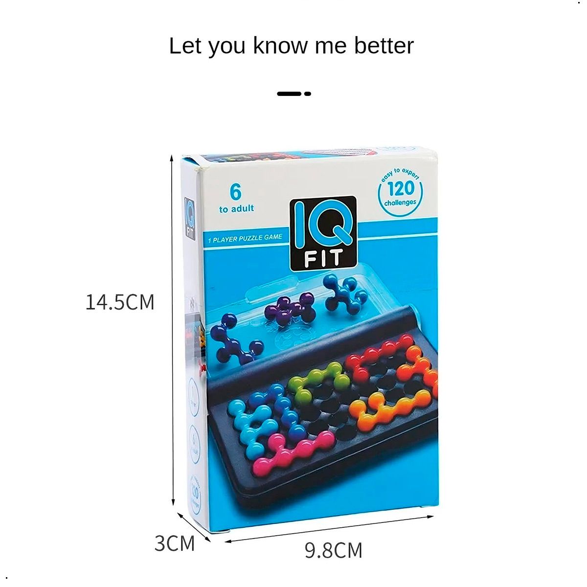 GENERICO - Juego De Mesa De Rompecabezas 3d IQ De 120 Desafíos