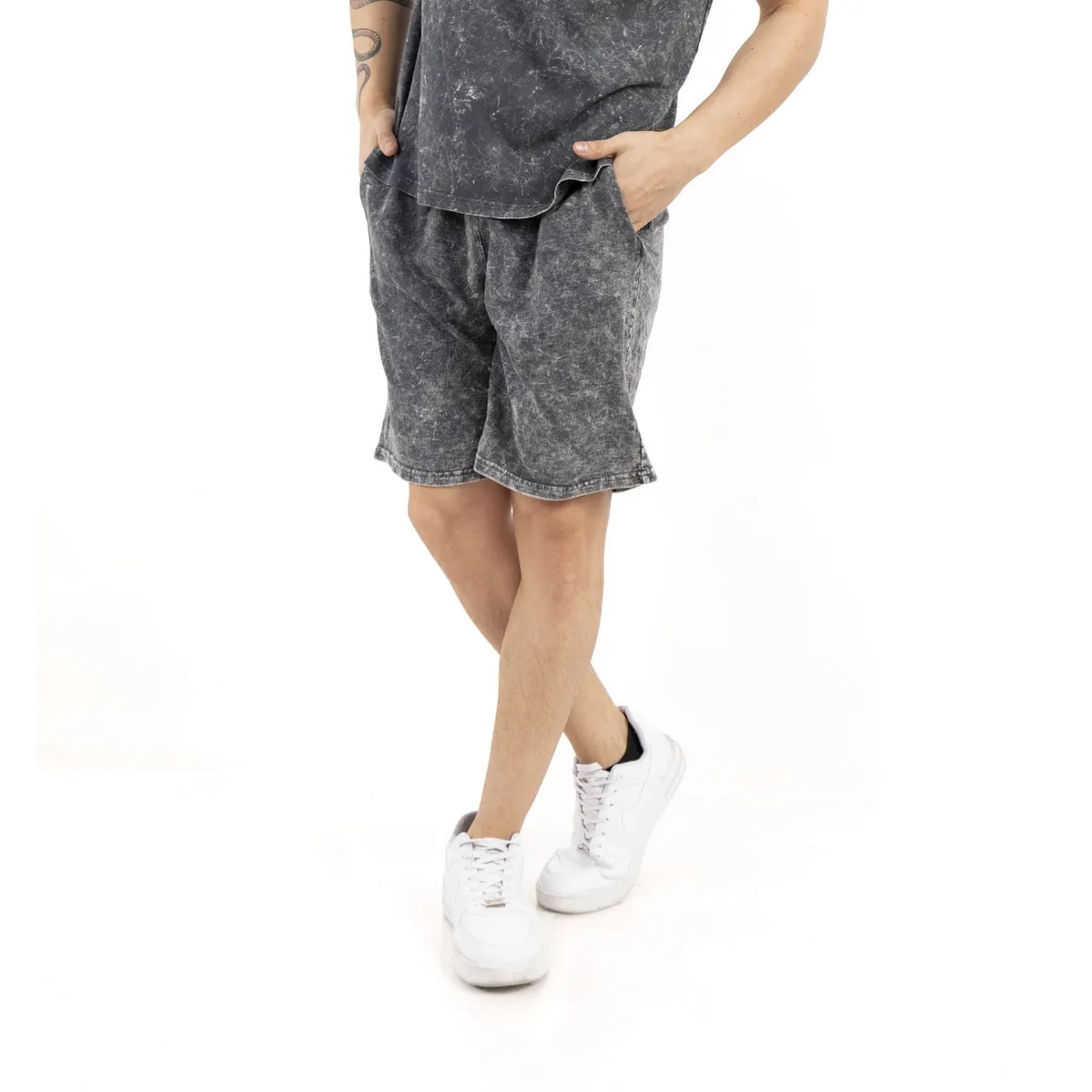 NEW YORK STARS - SHORT LAVADOS TIEDAY-GRIS