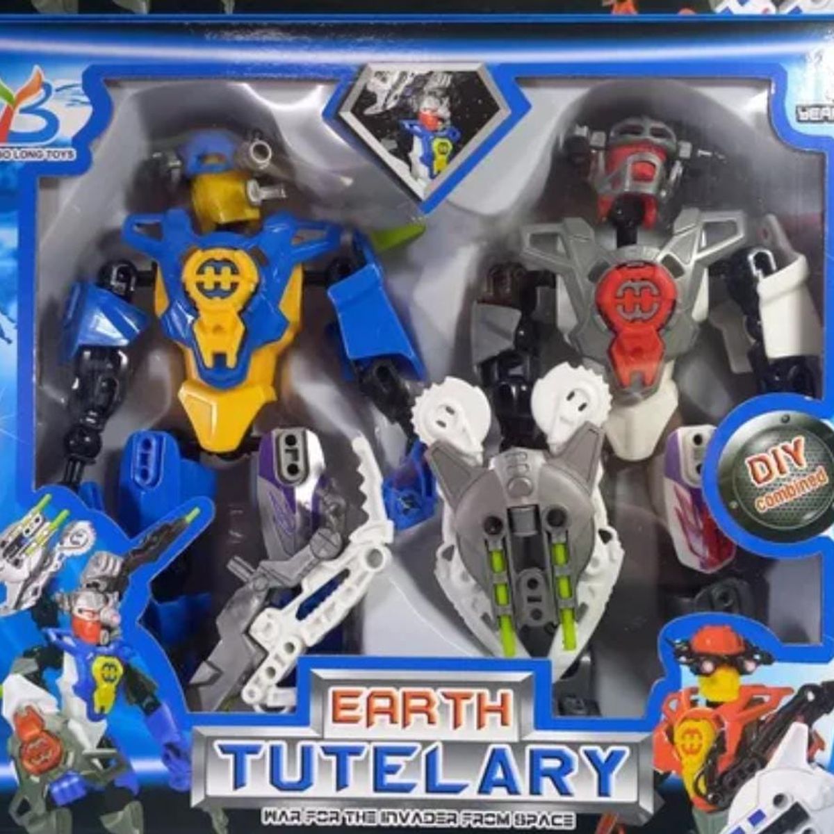 GENERICO - JUGUETE ROBOT GUERRERO EARTH HÉROES ARMABLE