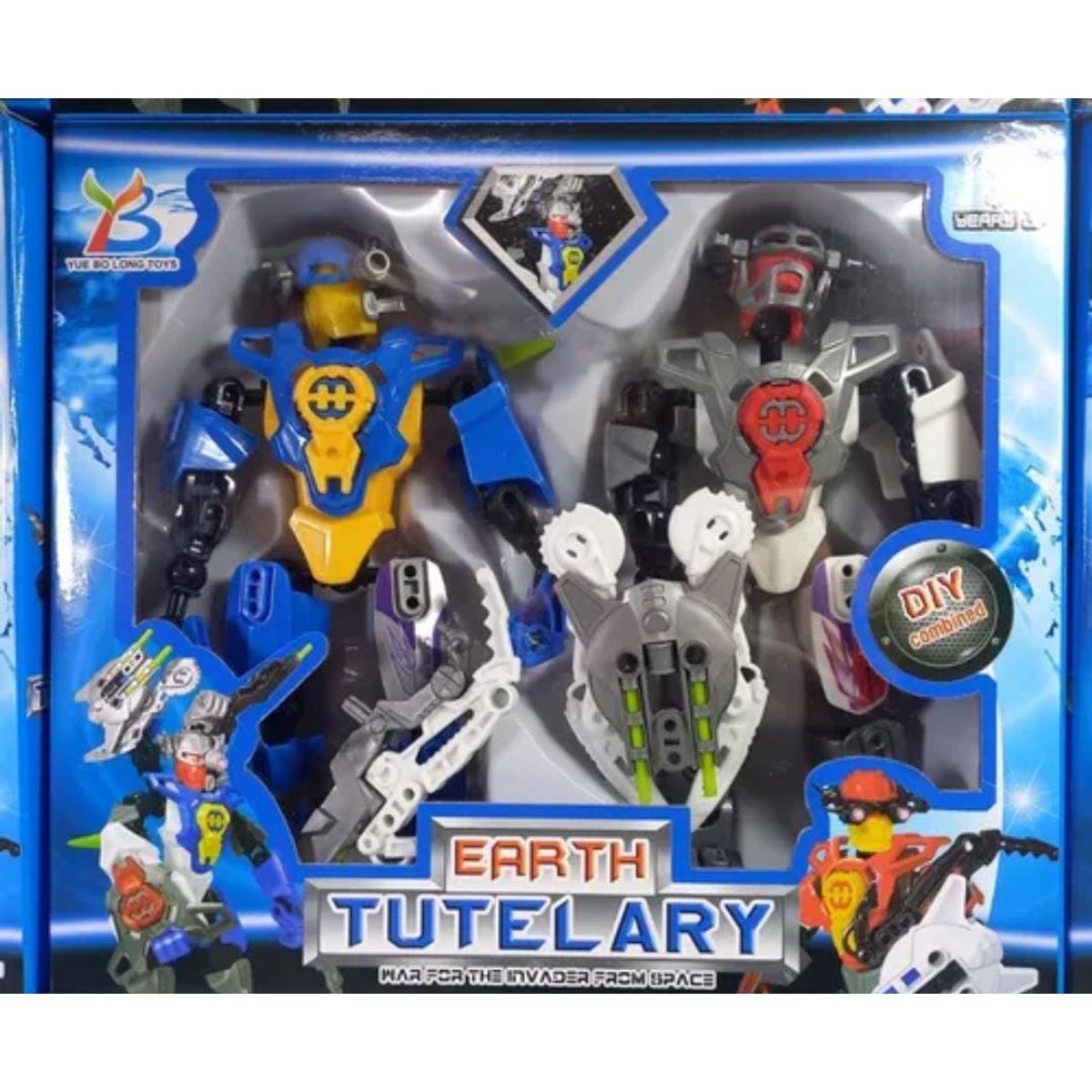 GENERICO - JUGUETE ROBOT GUERRERO EARTH HÉROES ARMABLE