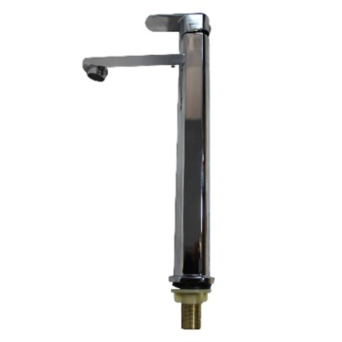 GENERICO - Caño 30 cm cuadro acero cromado