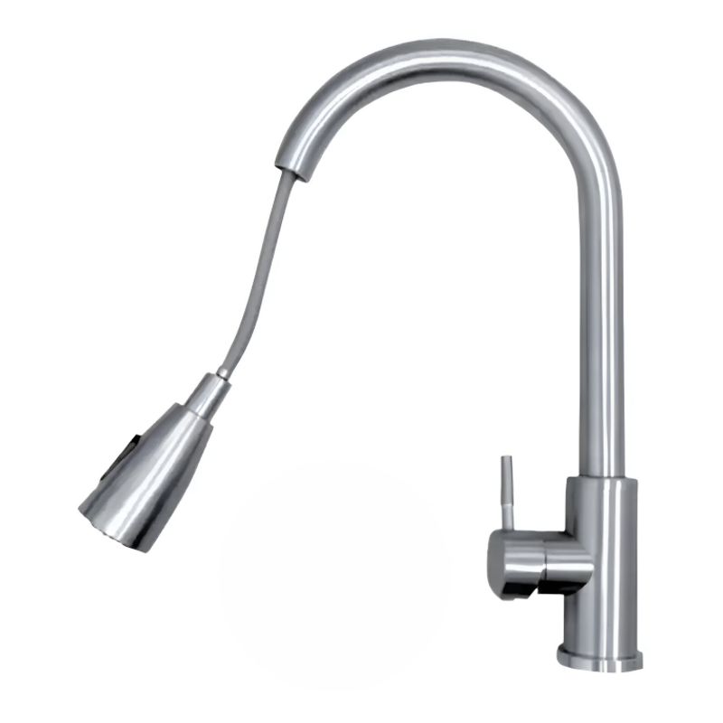 VALMAX - Caño de Grifo Ganso Retráctil Mezcladora Monocomando Valmax