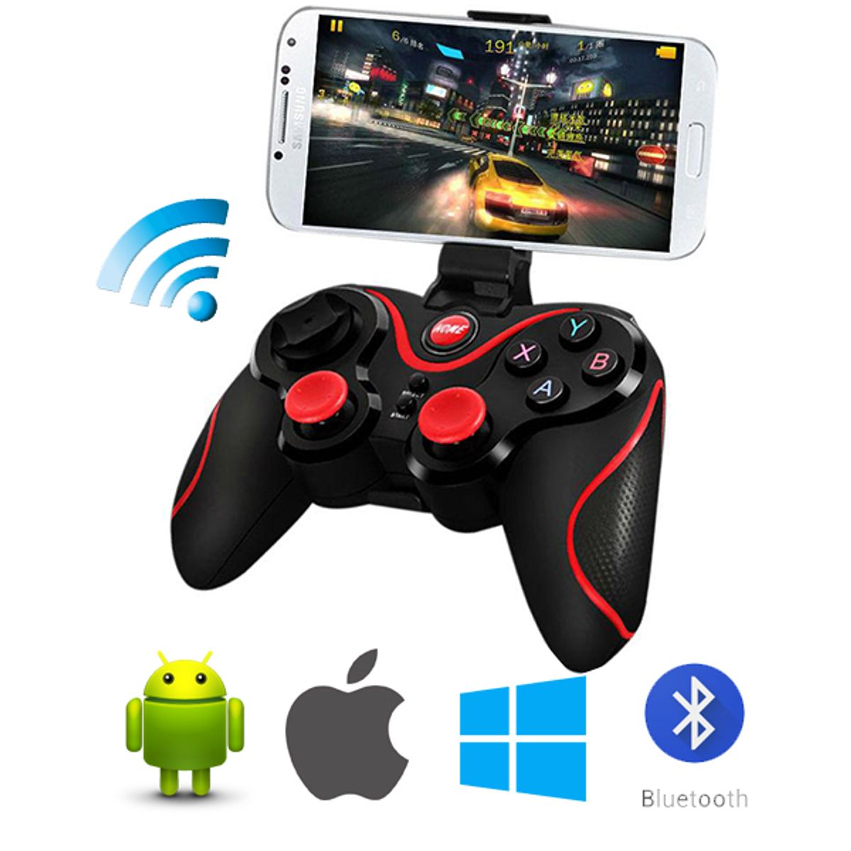 GENERICO - Mando bluetooth para Celular Tablet TV BOX Smart TV Gamer