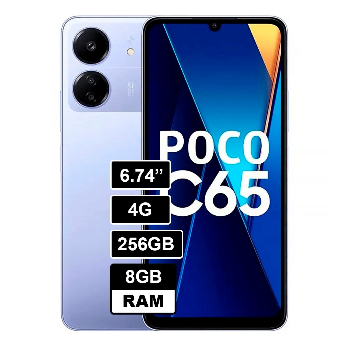 XIAOMI - Celular Poco C65 8GB RAM 256GB Purpura