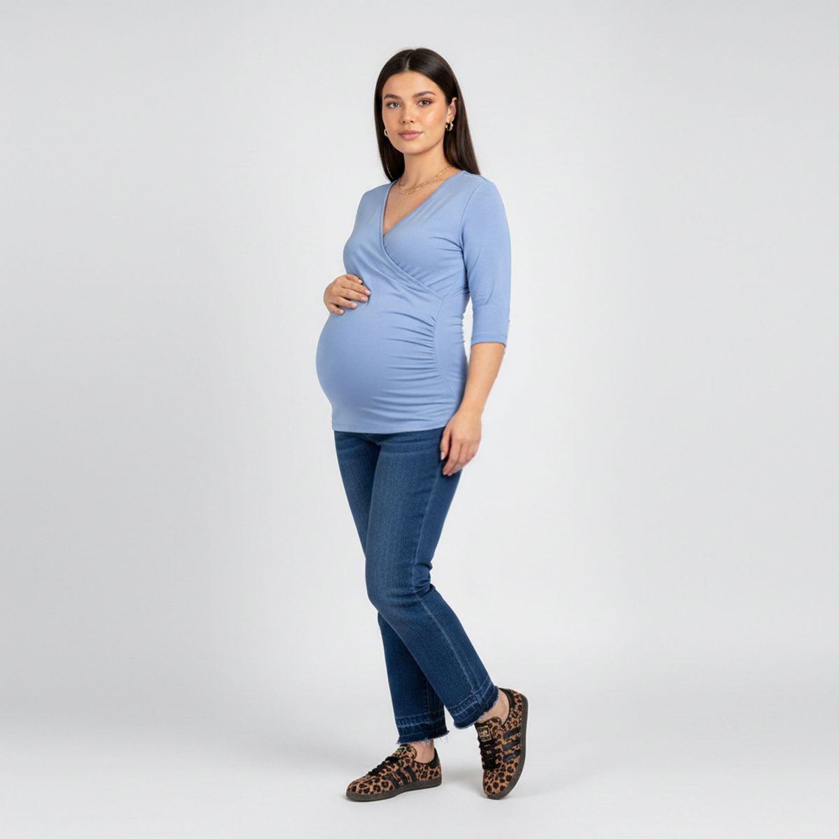 MOMMYLAND - JEAN RECTO CON SOPORTE MATERNAL