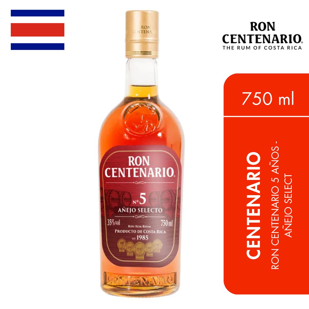 GENERICO - Ron Centenario 5 Años - Añejo Select