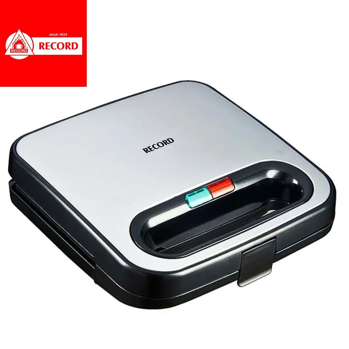 RECORD - Sandwichera 2P 750W Acero Inox - Record