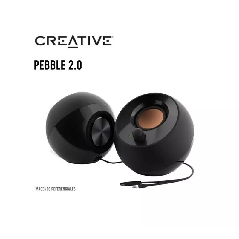 CREATIVE - PARLANTE CREATIVE PEBBLE 2.0 BLACK