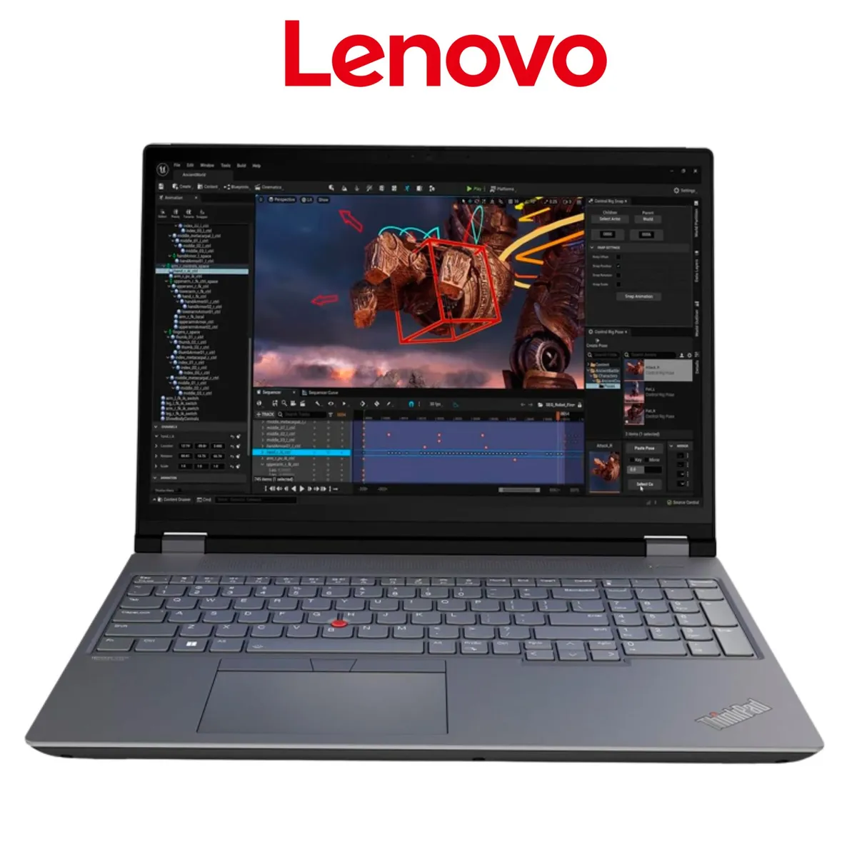 LENOVO - Laptop LENOVO INTEL CORE i7 (THINKPAD P16 GEN 2 ) RAM 64 GB SSD 1 TB 16" WUXGA WINDOWS 11