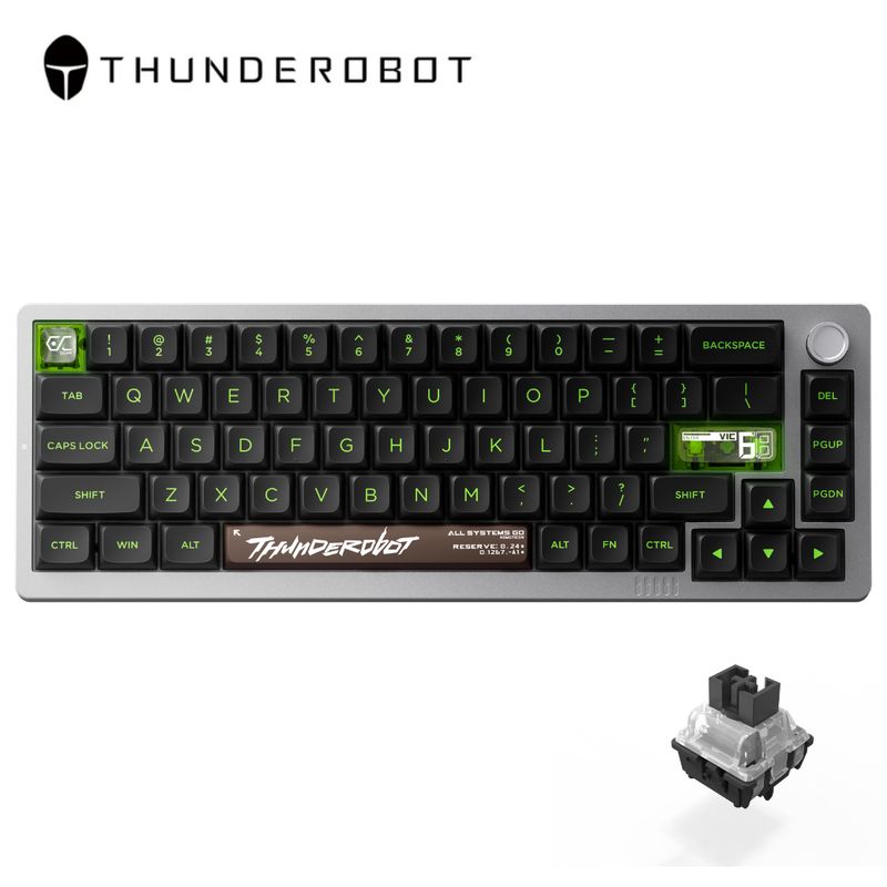 THUNDEROBOT - Teclado Magnético Gamer Thunderobot VIC68 Hall Effect Switches Gateron