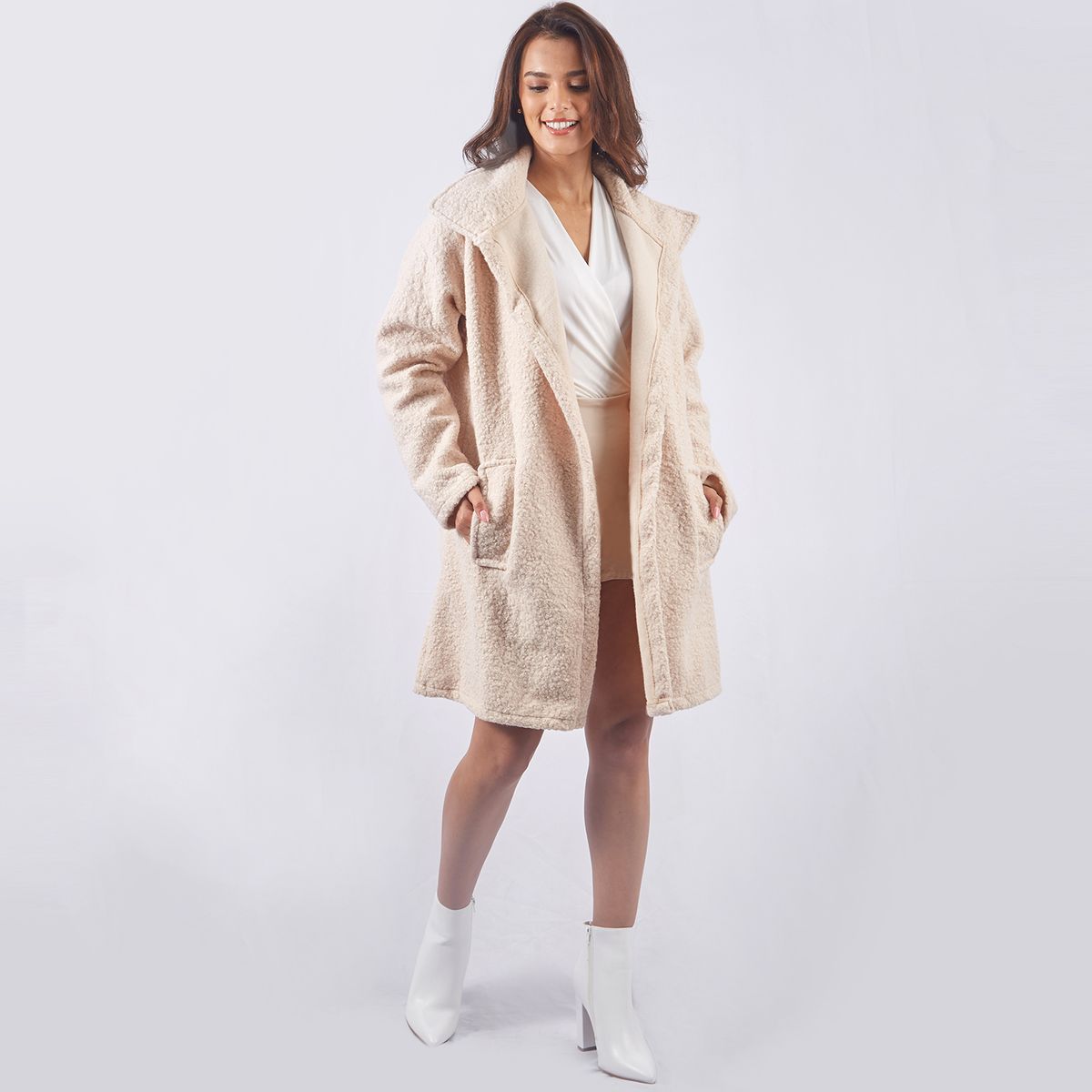 DOLCATTA - Saco Andreia - Beige Color - Dolcatta