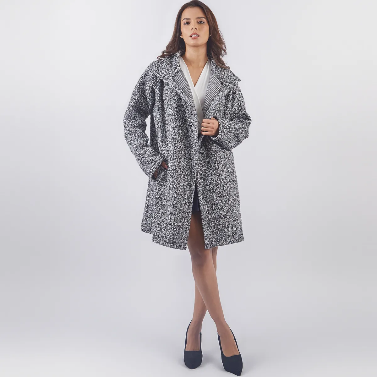 DOLCATTA - Saco Andreia - Gray Color - Dolcatta