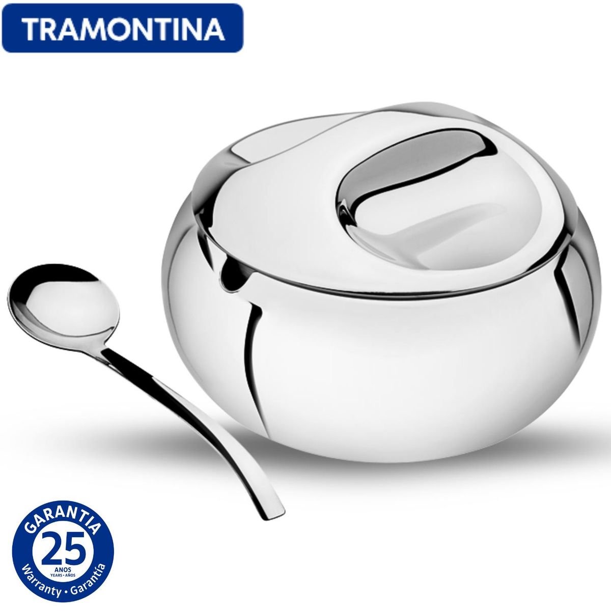 TRAMONTINA - Azucarero Con Cucharita 500 Gr - Tramontina