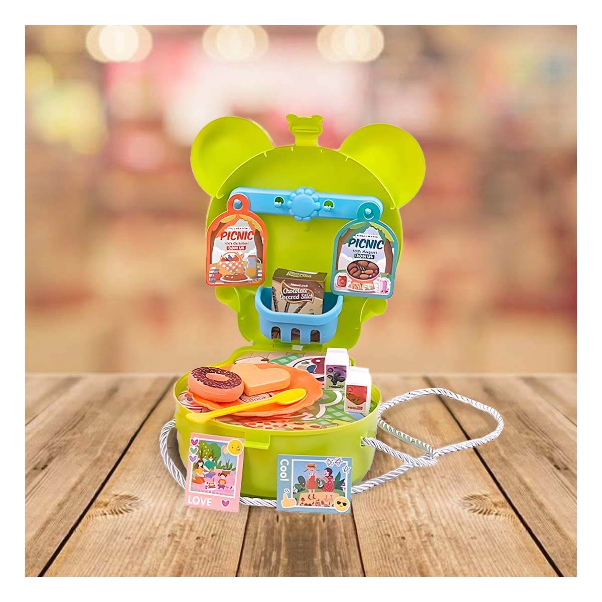 GENERICO - Pack2 Cartera Infantil Didactica en Verde Y+Regalo Stickers