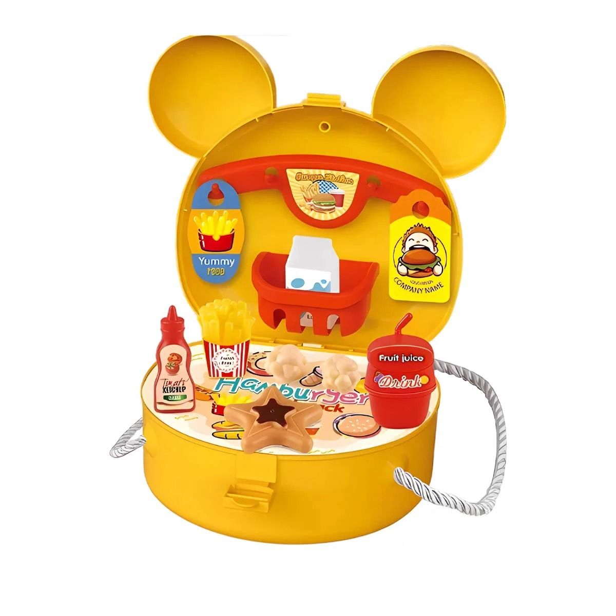 GENERICO - Pack4 Cartera Kitchen con 24pzas Yellow Y+Regalo Stickers