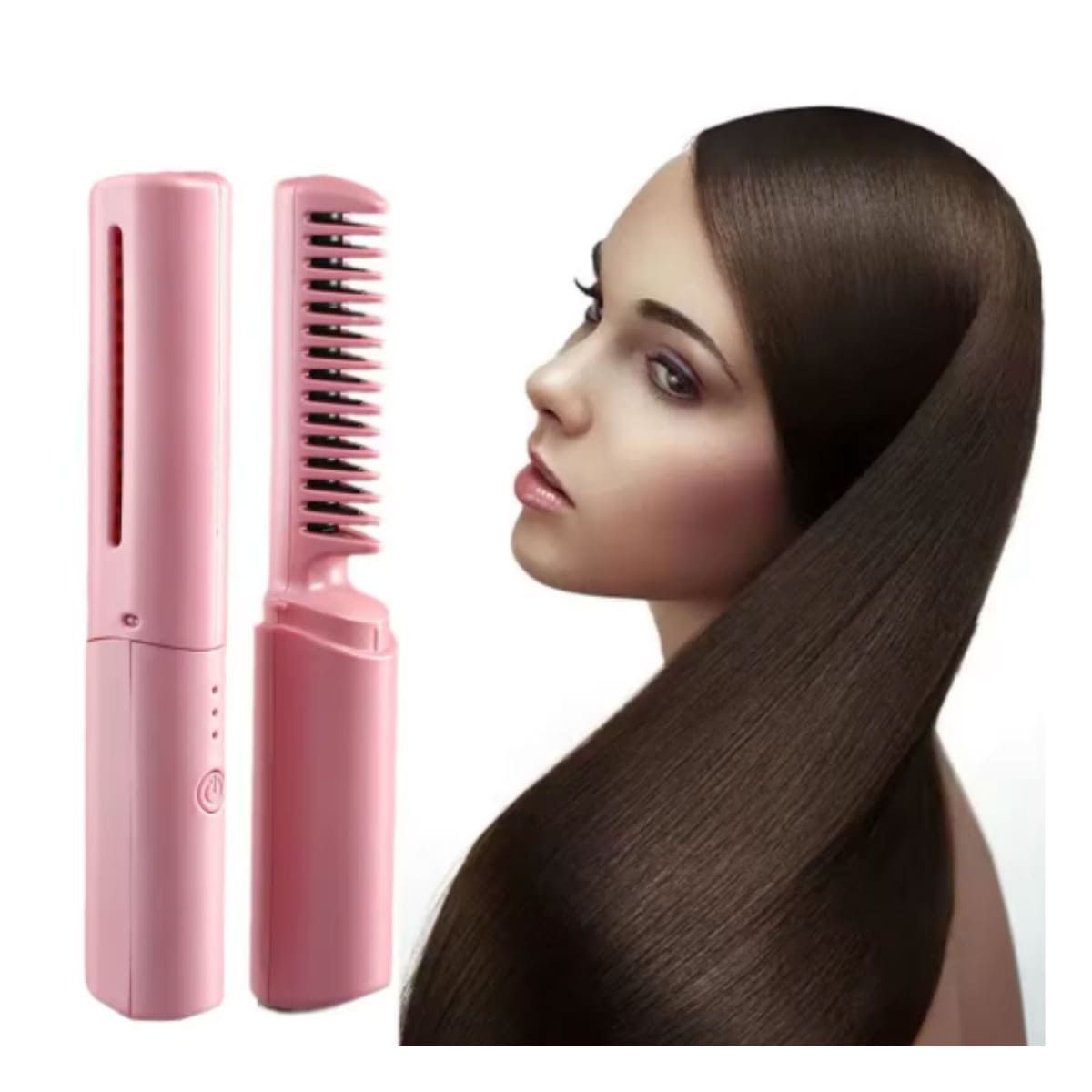 GENERICO - Cepillo Moderno Portable en Rosado Y+Post-it Adhesivos