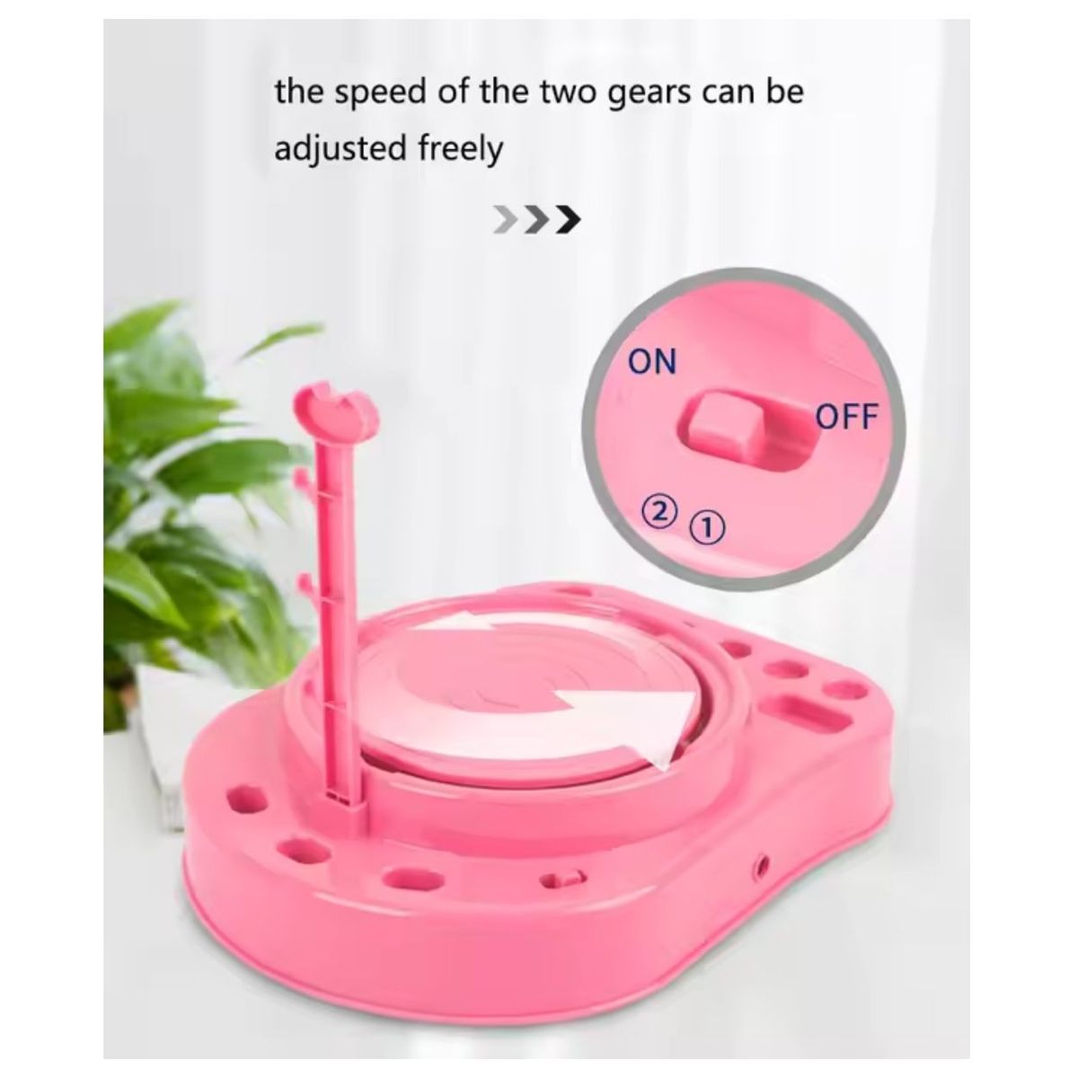 GENERICO - Juguete Didáctico Mini Máquina de Fabricar Cerámica Rosada