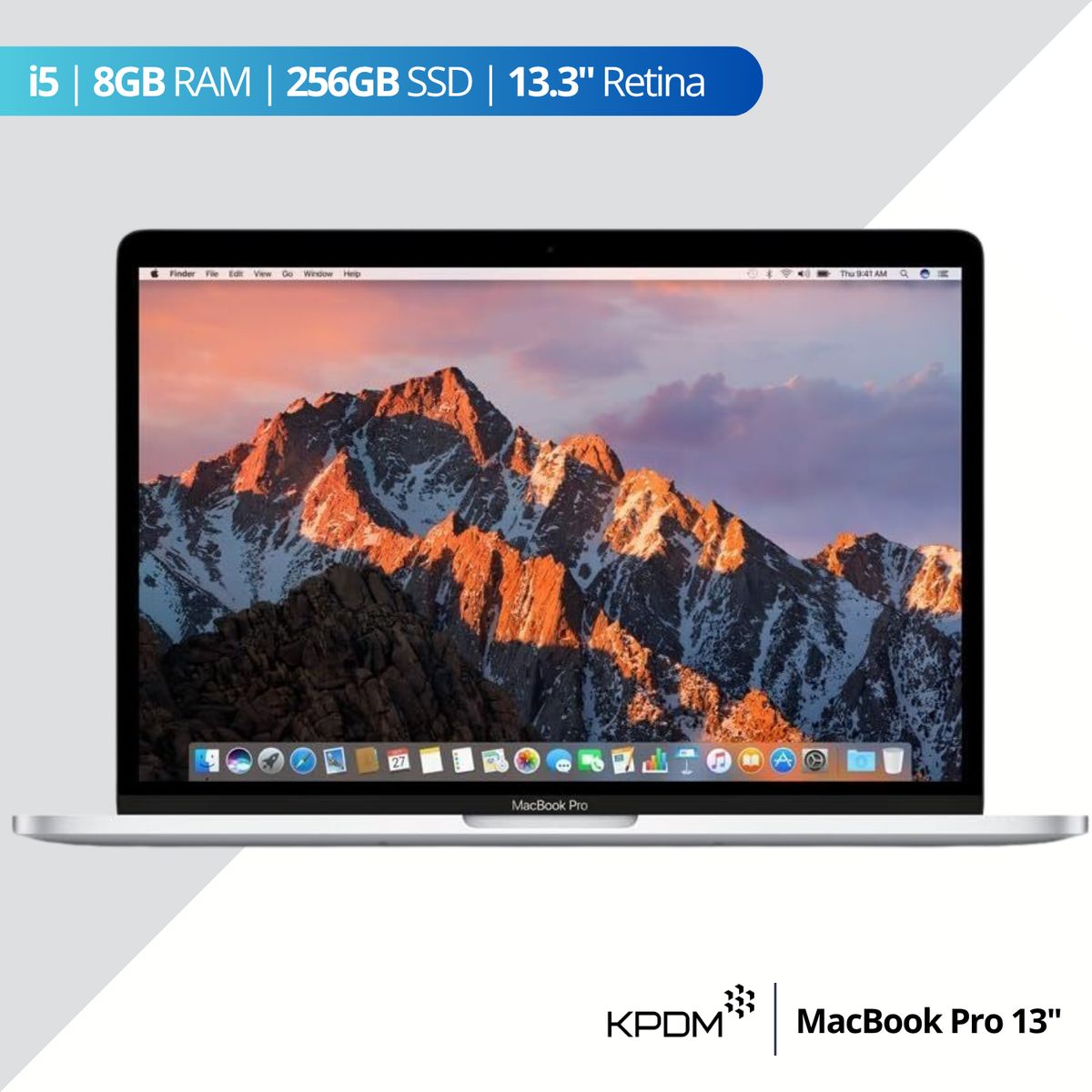 APPLE - Laptop MacBook Pro 2017 i5 8GB 256GB 13.3" - Seminuevo - Plateado - Grado A